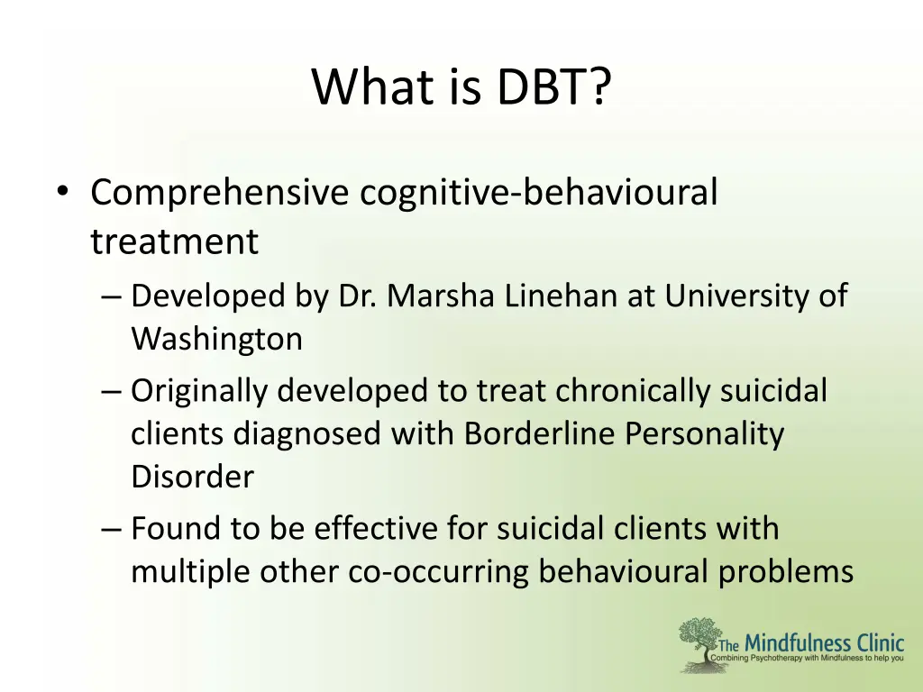 what is dbt