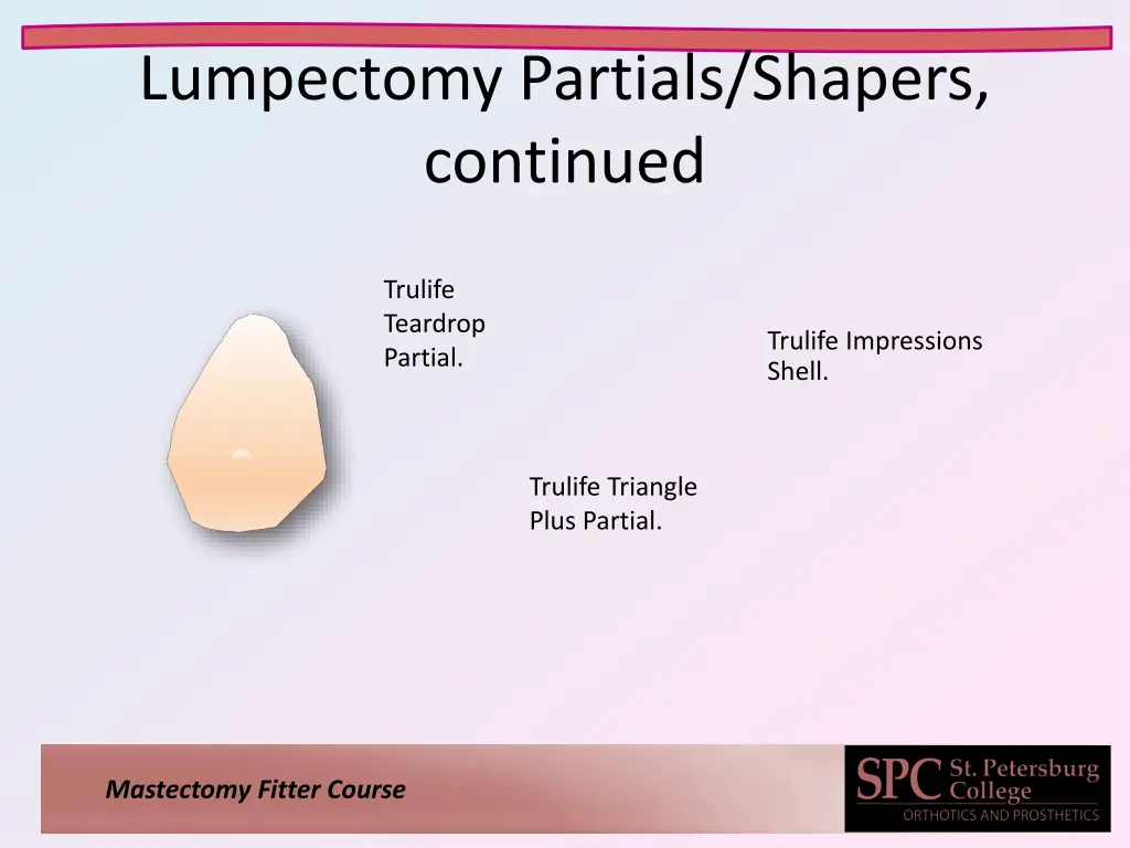 lumpectomy partials shapers continued