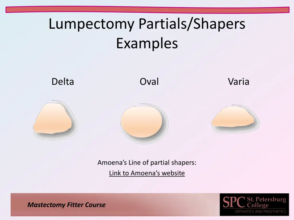 lumpectomy partials shapers examples