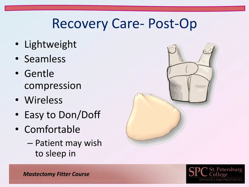 recovery care post op