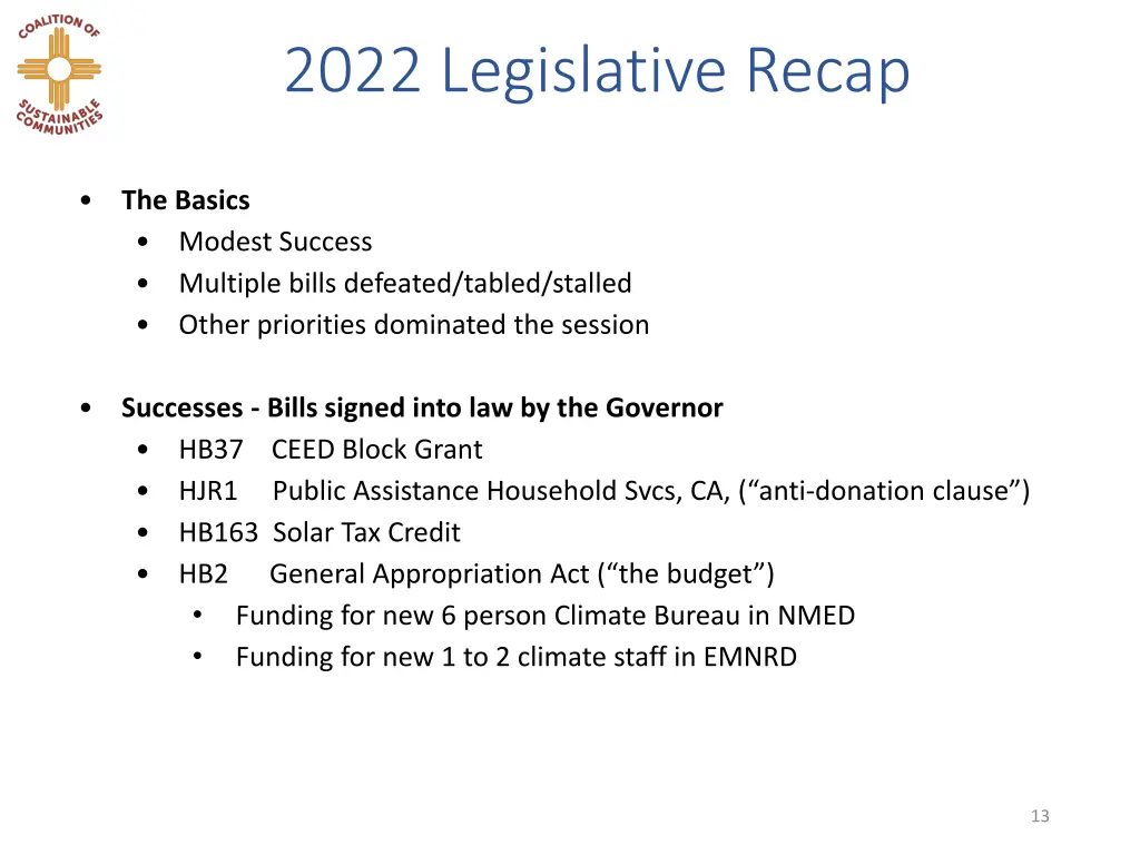 2022 legislative recap