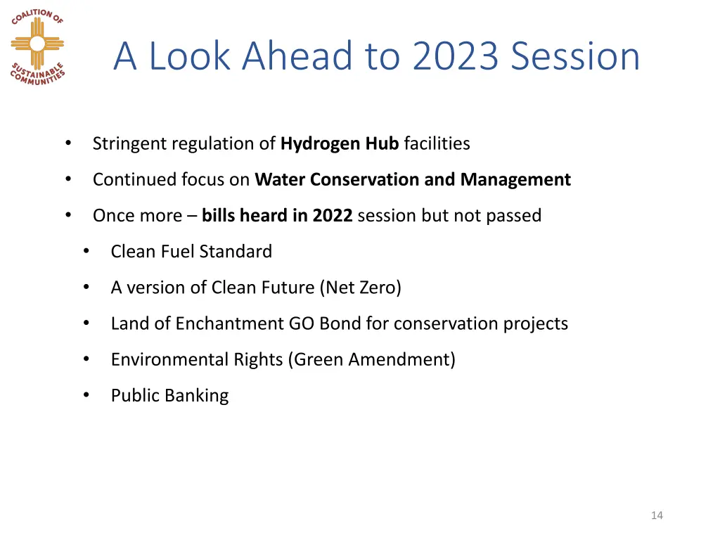 a look ahead to 2023 session