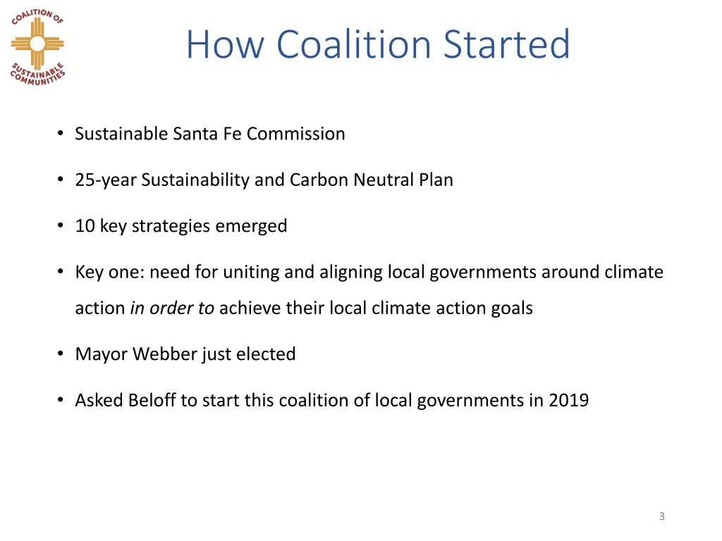 how coalition started