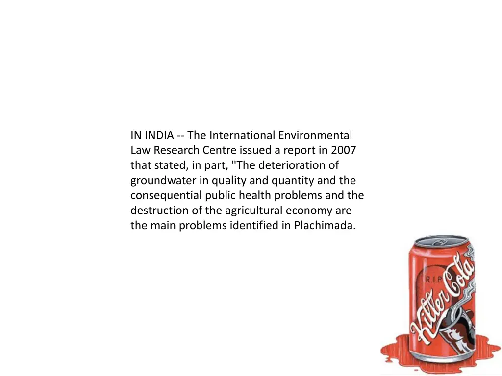 in india the international environmental