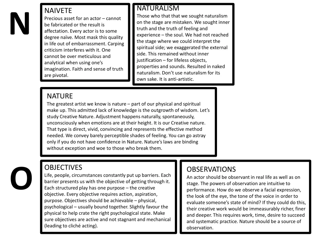 naturalism those who that that we sought