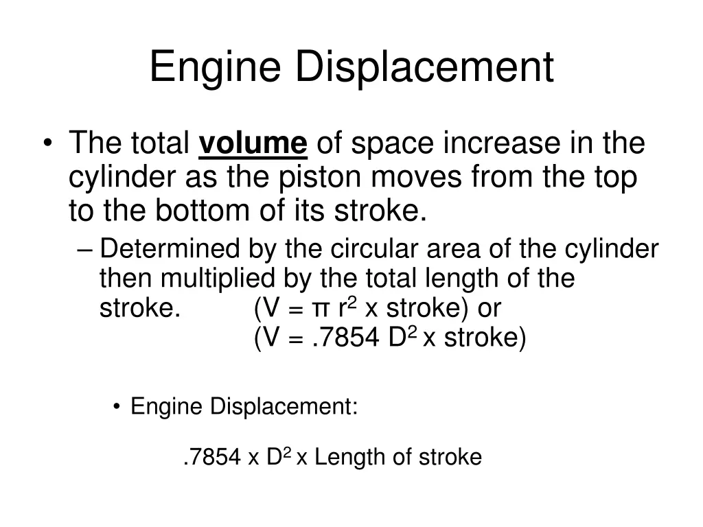 engine displacement 3