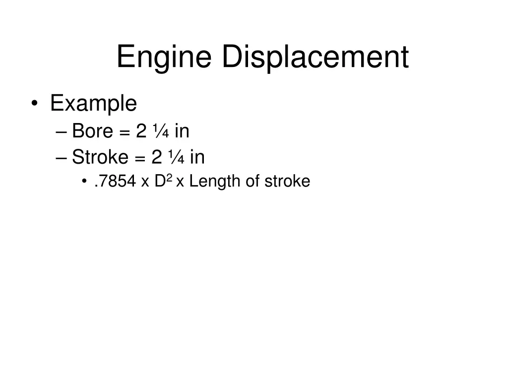 engine displacement 5