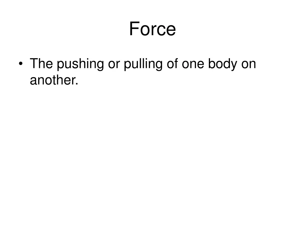 force