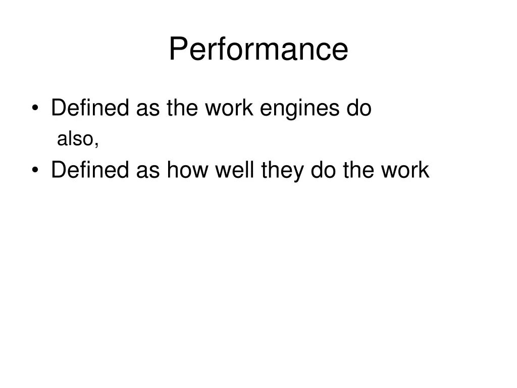 performance 1