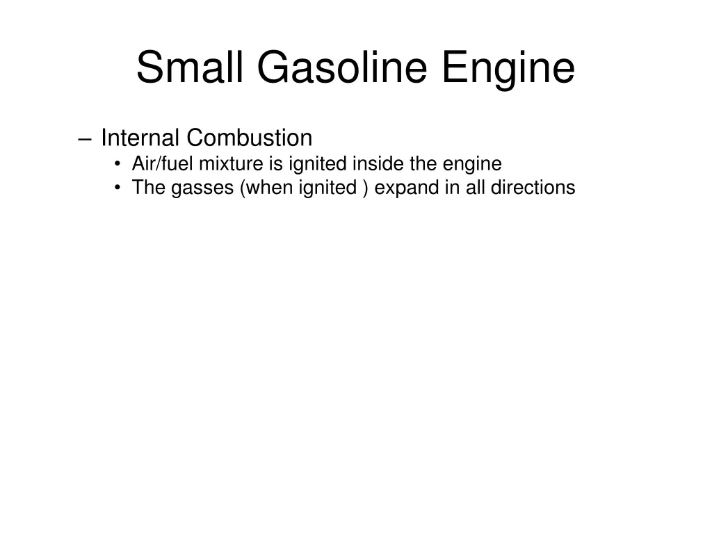 small gasoline engine 2