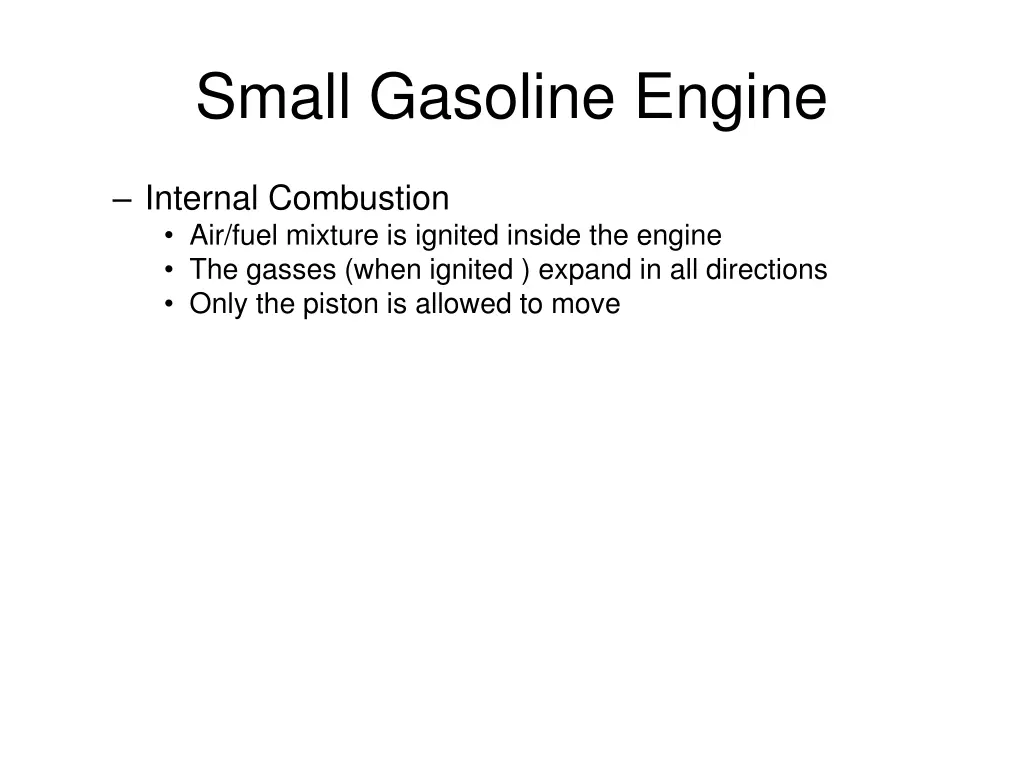 small gasoline engine 3