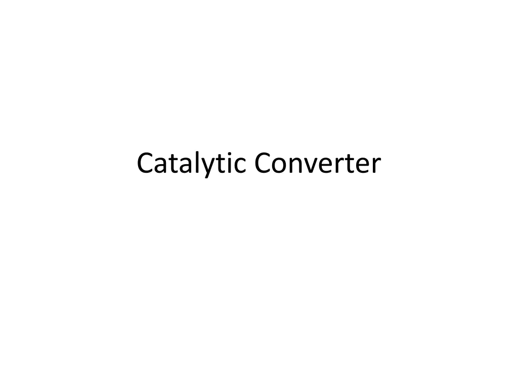 catalytic converter