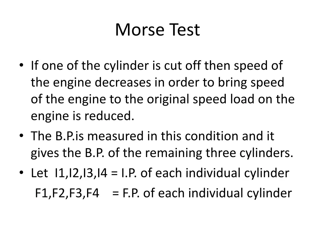 morse test 1