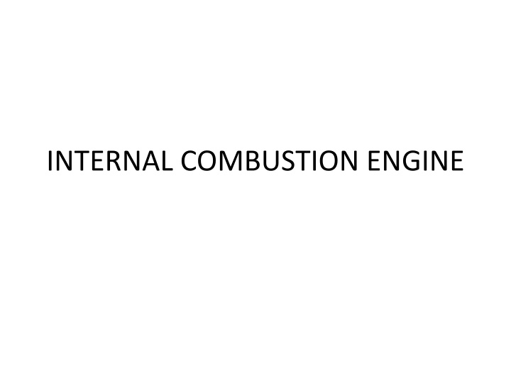 internal combustion engine