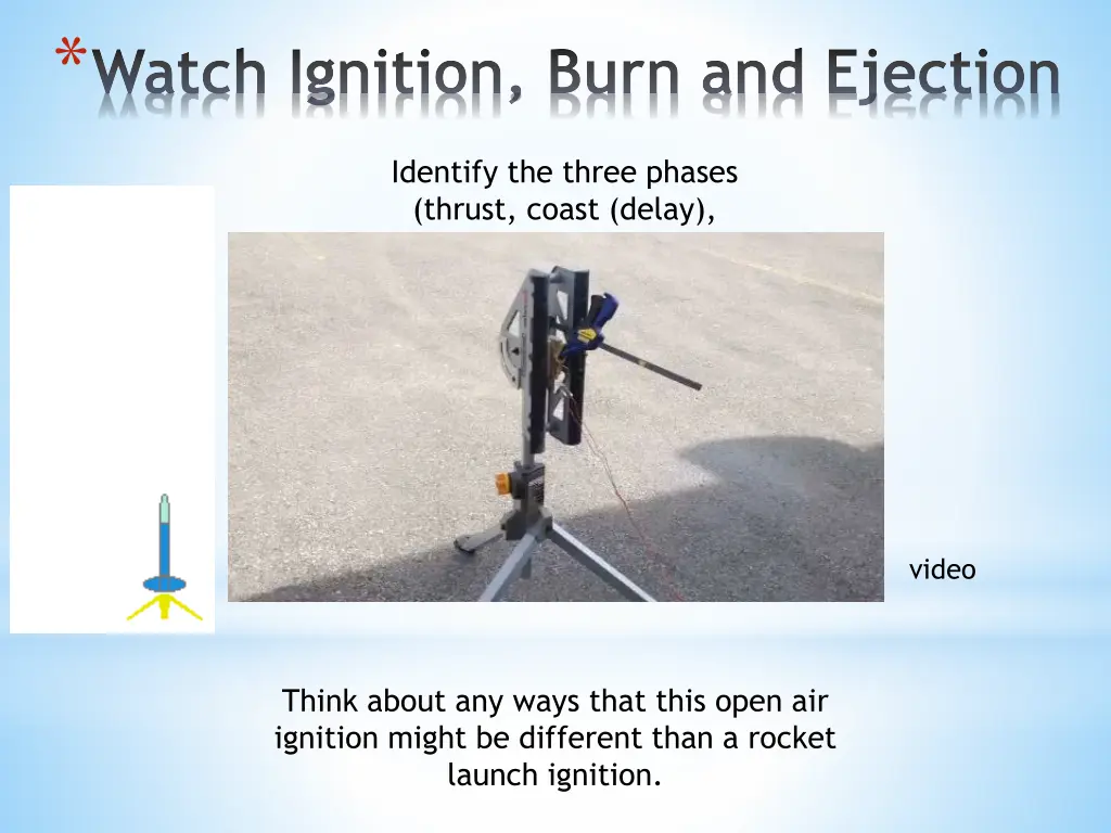 watch ignition burn and ejection