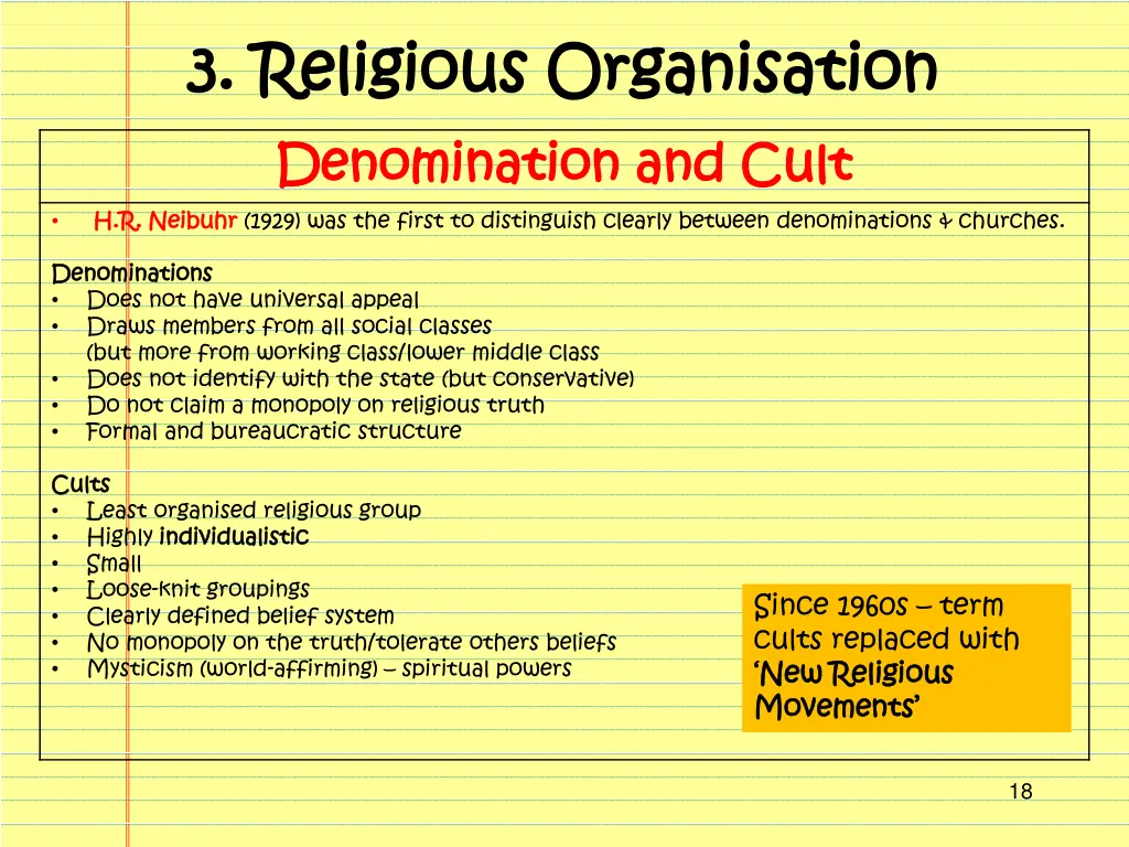 3 3 religious organisation religious organisation 1