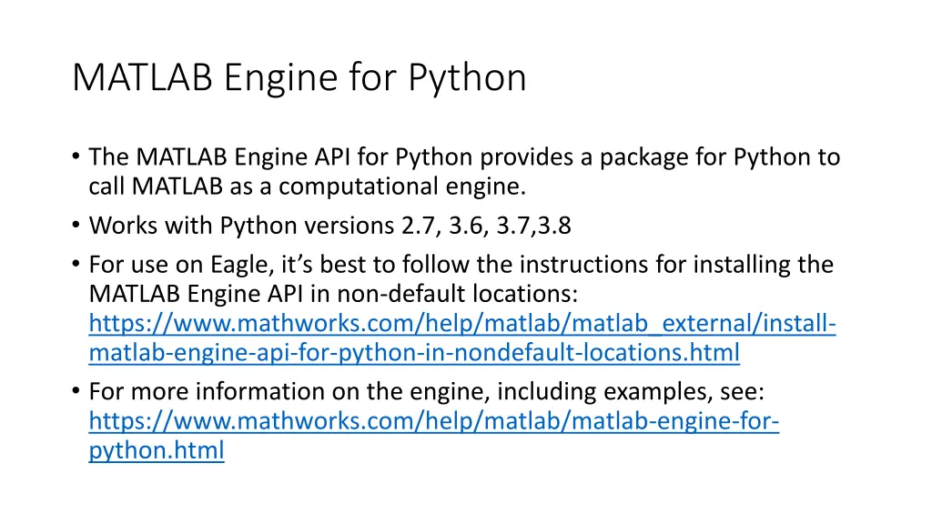 matlab engine for python