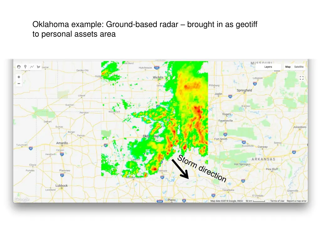 oklahoma example ground based radar brought