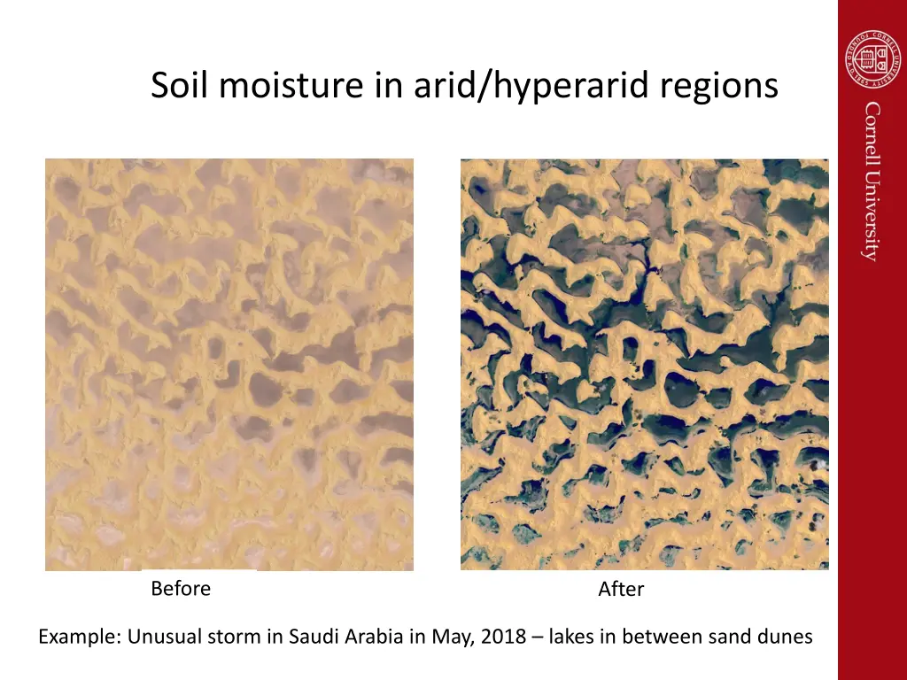 soil moisture in arid hyperarid regions