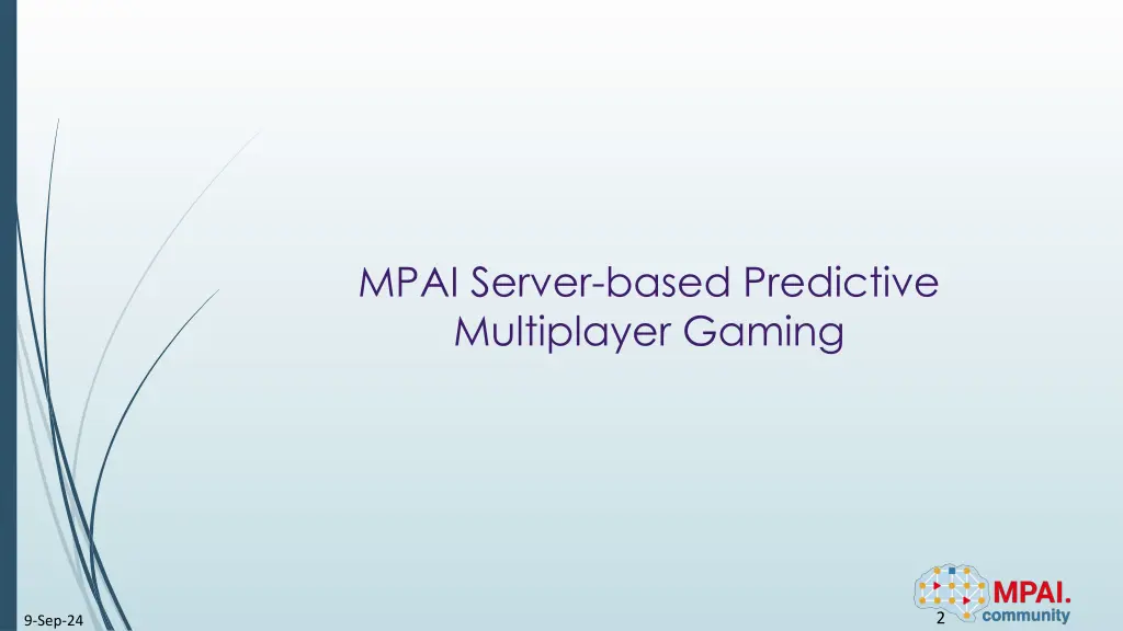 mpai server based predictive multiplayer gaming