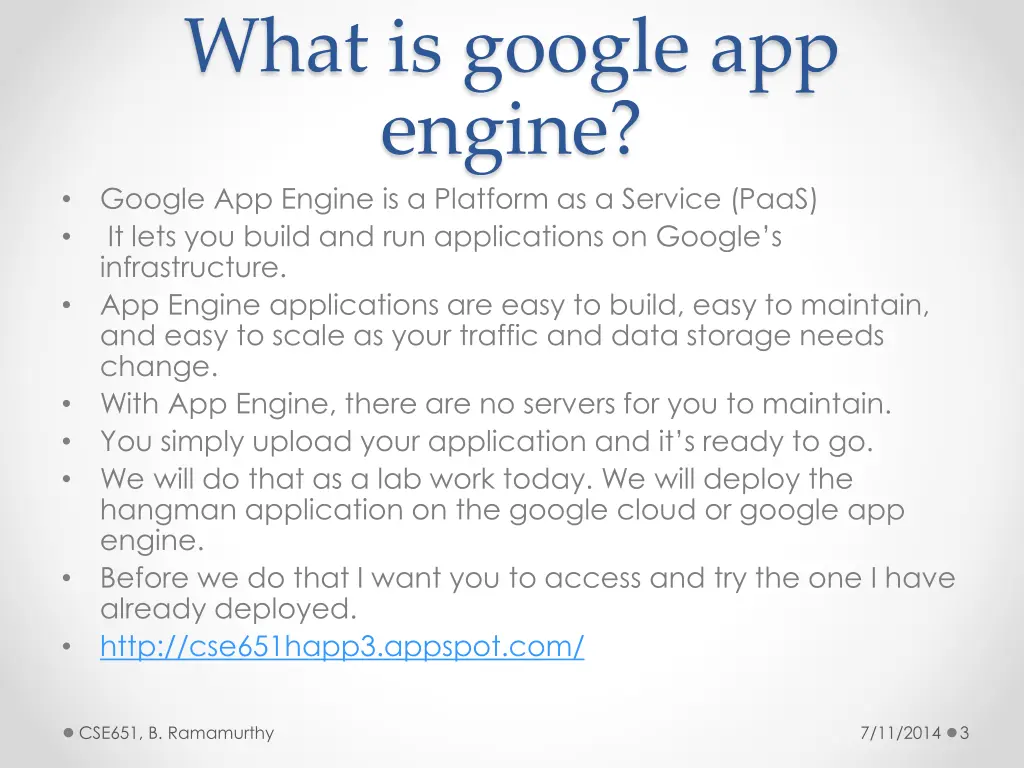 what is google app engine google app engine