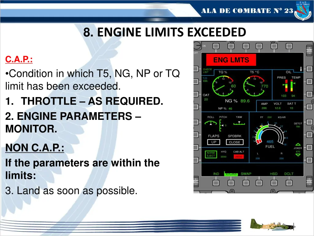 8 engine limits exceeded