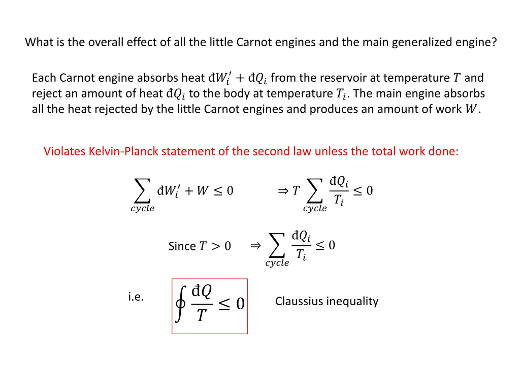 what is the overall effect of all the little