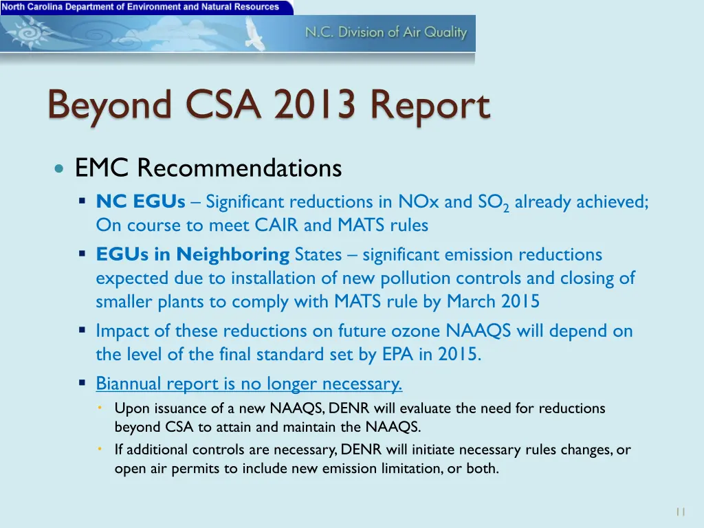 beyond csa 2013 report