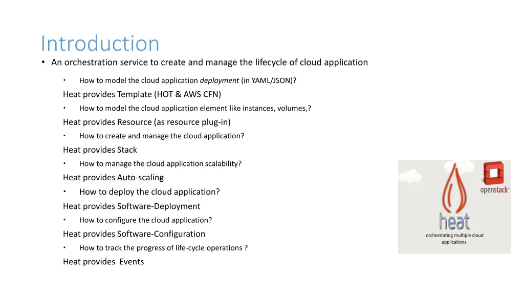 introduction an orchestration service to create