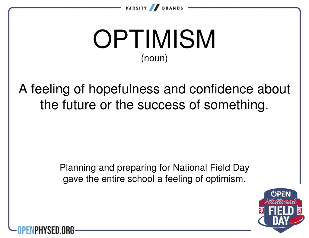 optimism noun