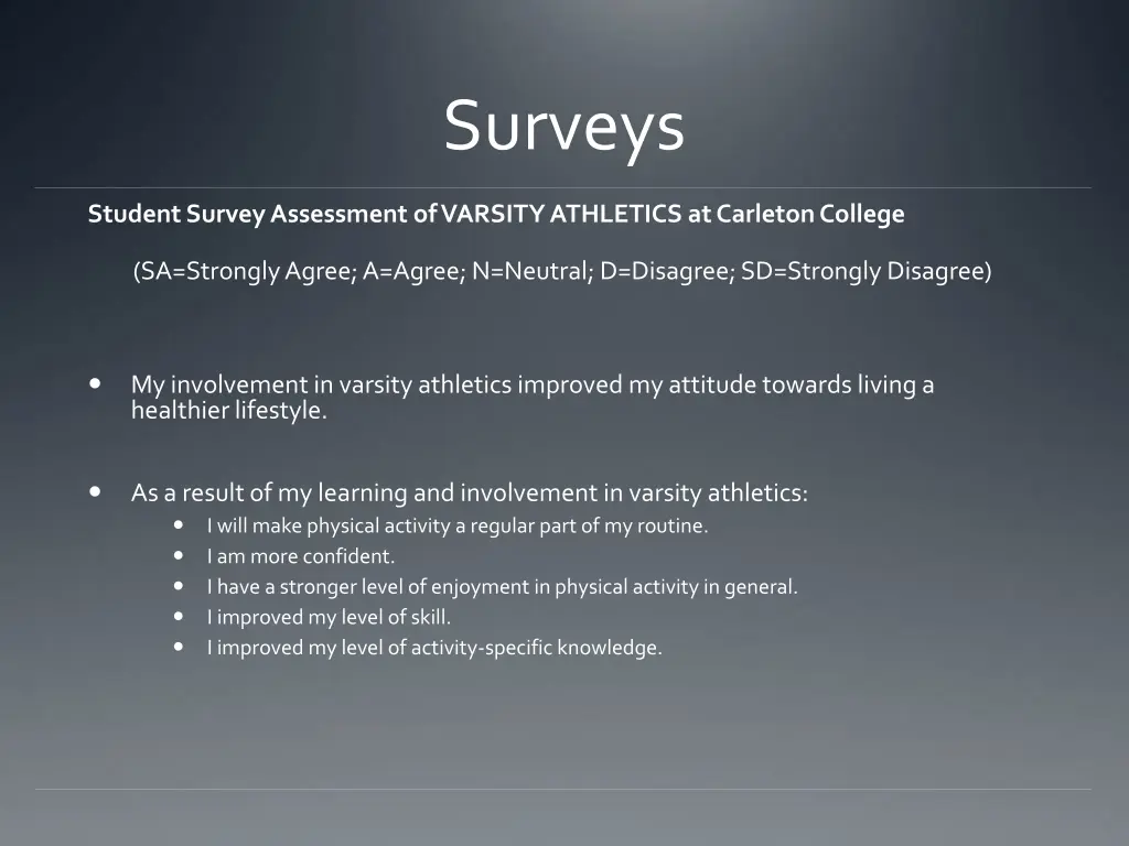 surveys