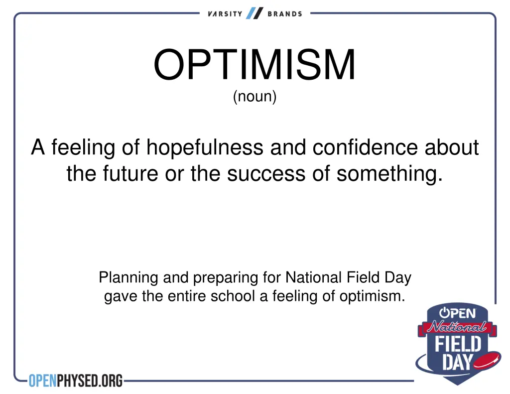 optimism noun