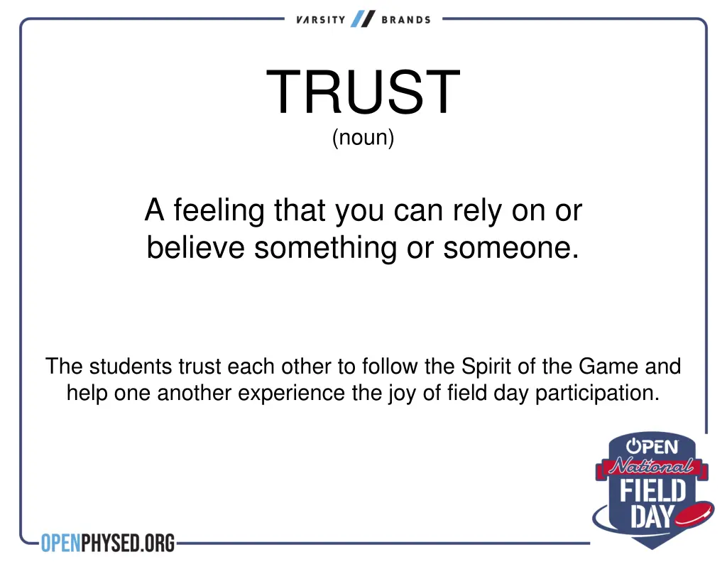 trust noun