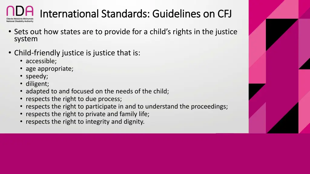 international standards guidelines