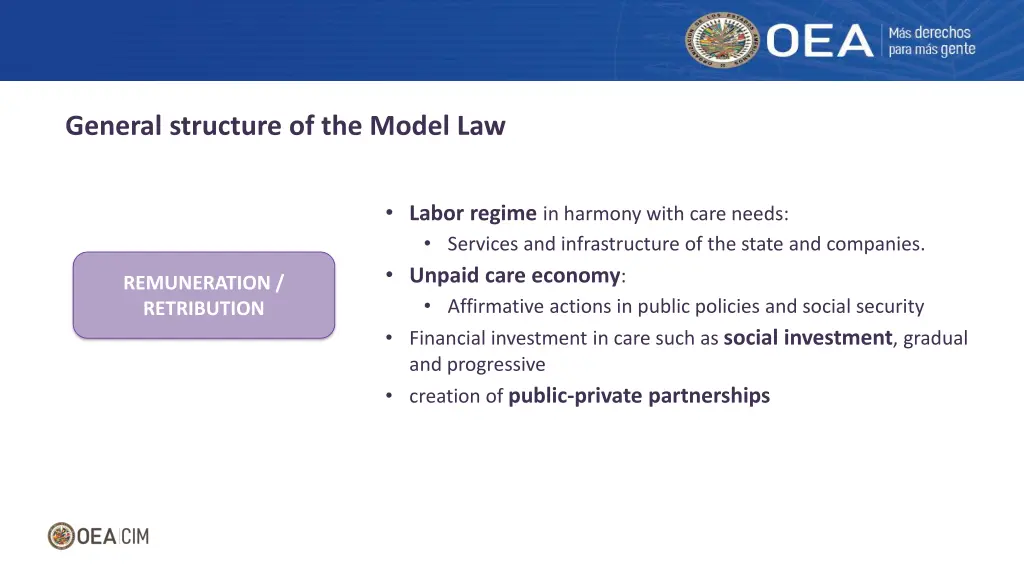 general structure of the model law 2