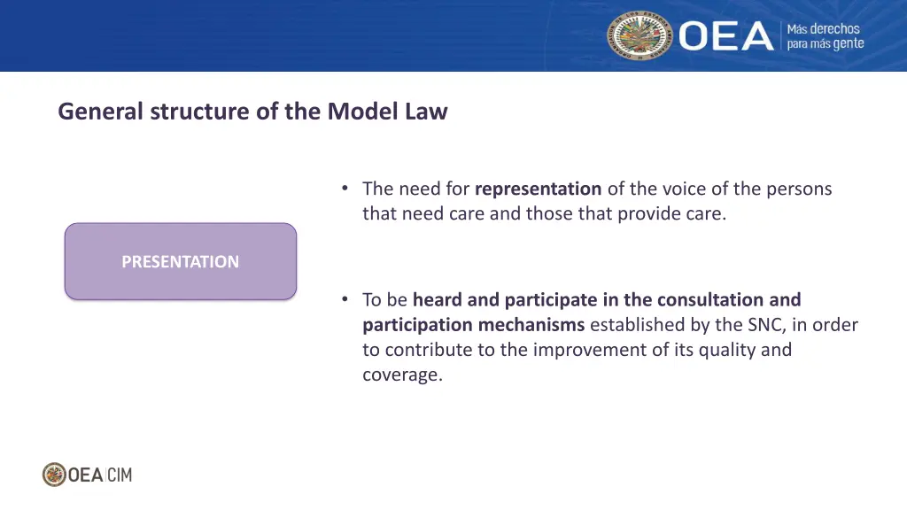 general structure of the model law 4