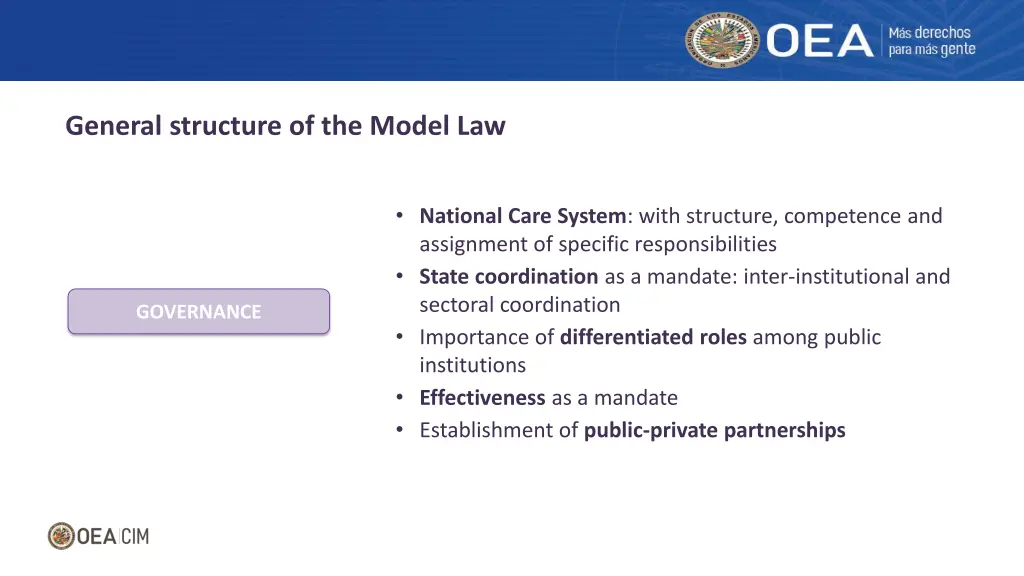 general structure of the model law 5