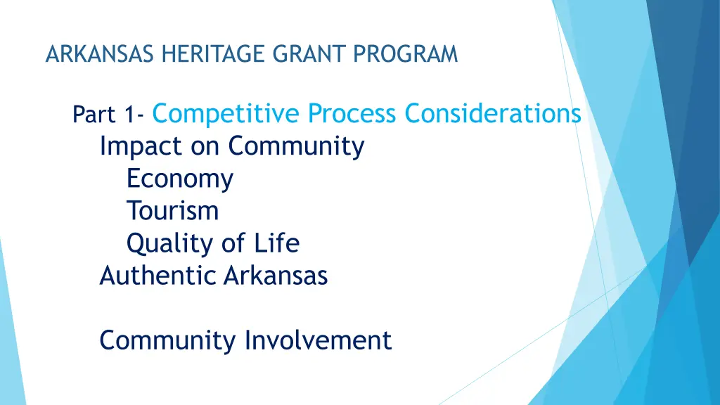 arkansas heritage grant program 4