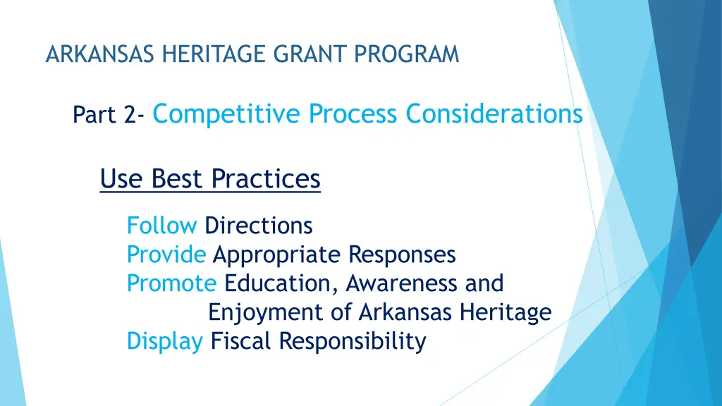 arkansas heritage grant program 5