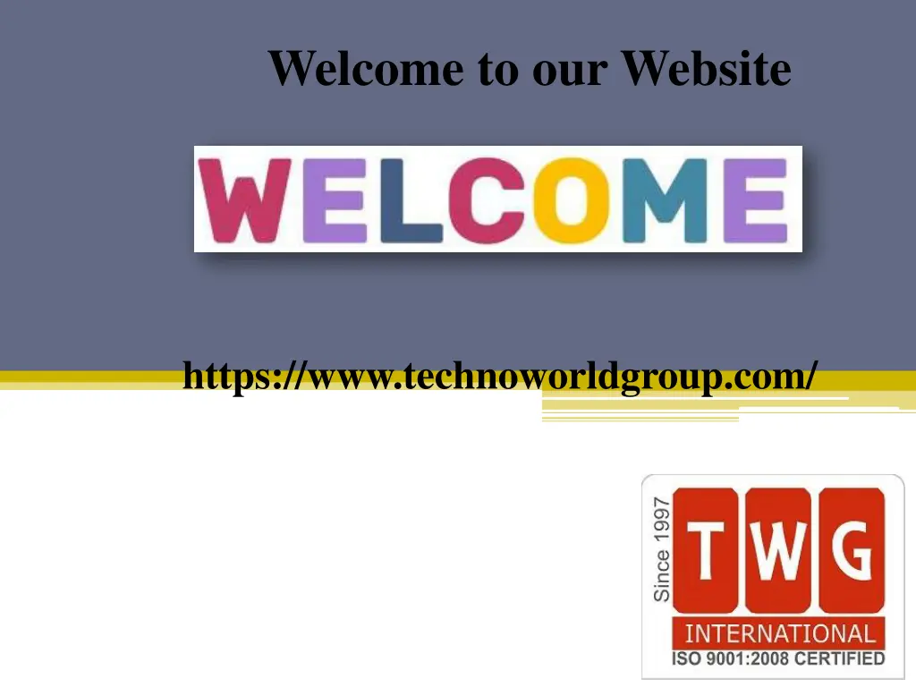 welcome to our website