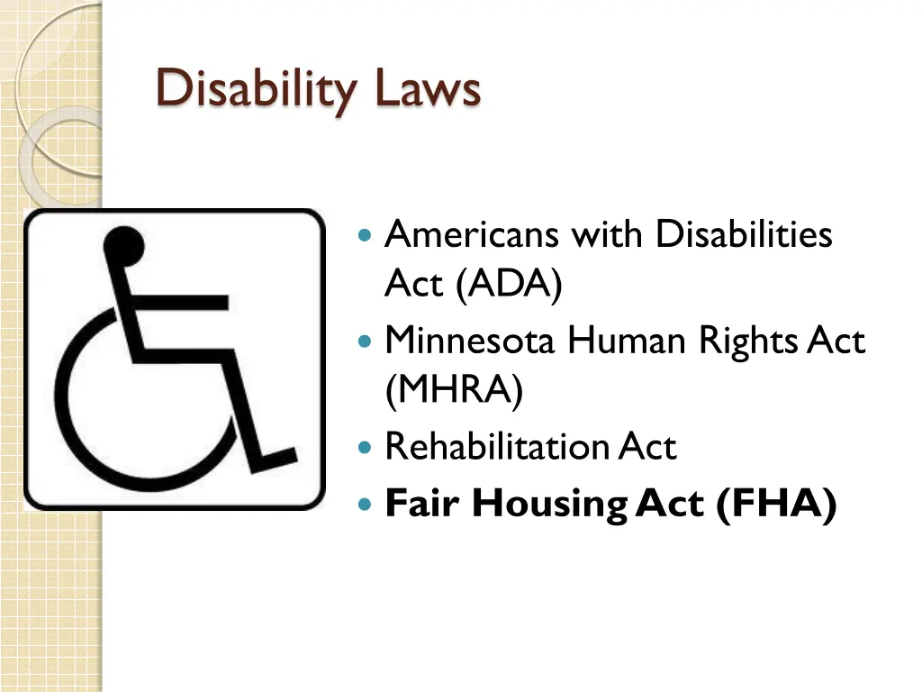 disability laws