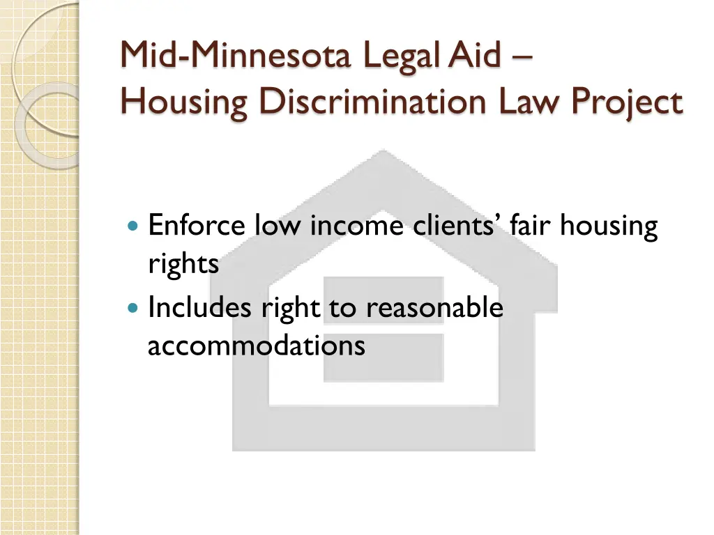 mid minnesota legal aid housing discrimination