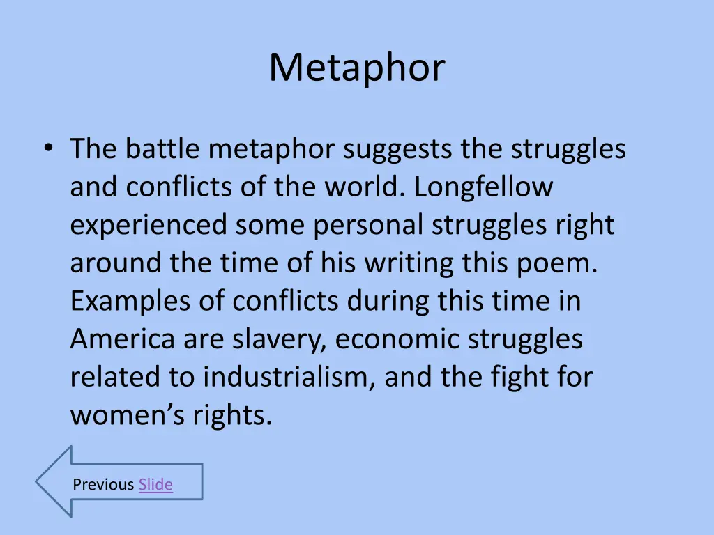 metaphor