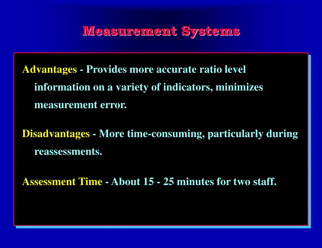 measurement systems 1