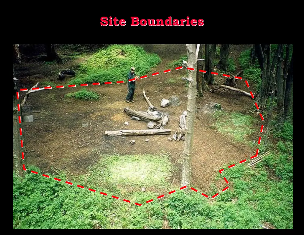 site boundaries