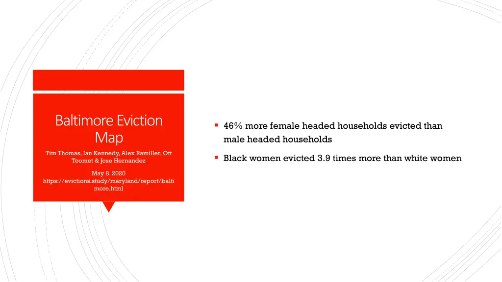 baltimore eviction map tim thomas ian kennedy