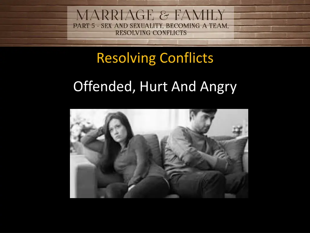 resolving conflicts 6