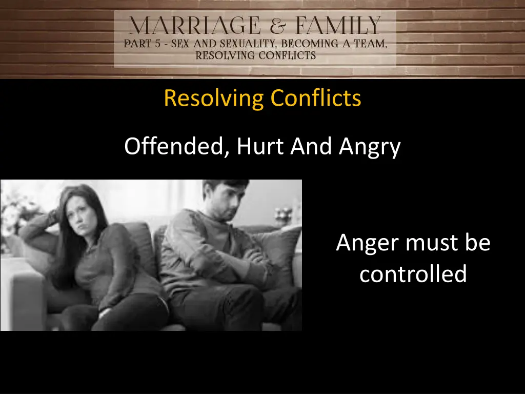 resolving conflicts 7