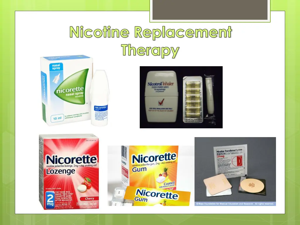 nicotine replacement therapy