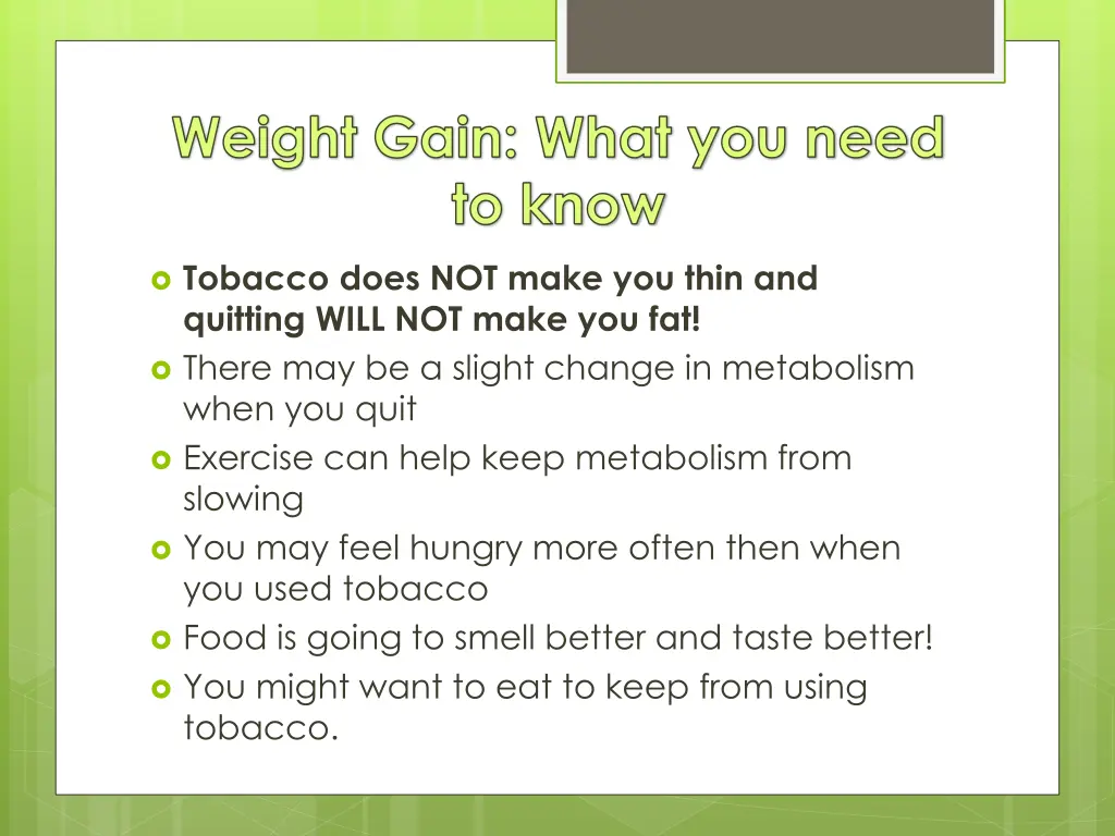 weight gain what you need to know